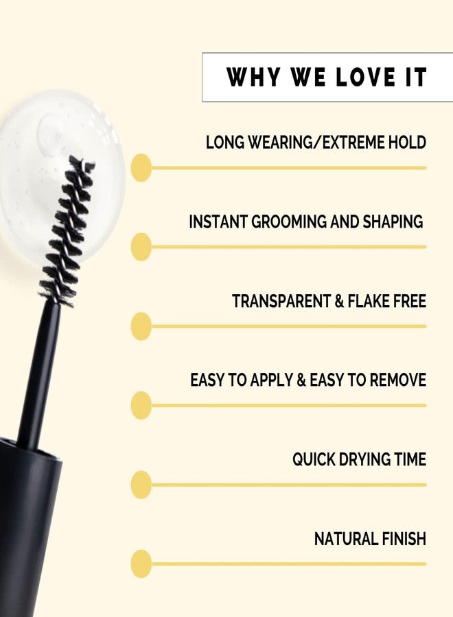 إليزابيث موت جل الحواجب الشفاف من إليزابيث موت كوين أوف ذا فيل - جل تثبيت طويل الأمد لتحديد وتشكيل الحواجب والتحكم بها وتصفيفها وتحديدها بلمسة نهائية طبيعية - تركيبة مقاومة للتلطخ، خفيفة الوزن، سريعة الجفاف - 3 غرام - Image 3